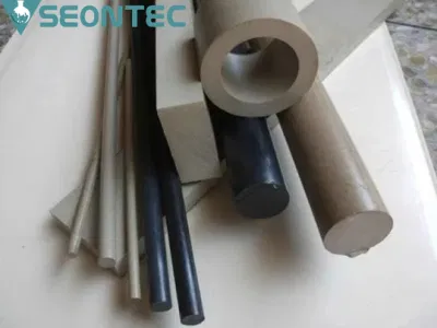 Tige Peek/PTFE d'extrusion continue de plastique d'ingénierie